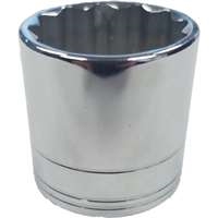 SK Hand Tool 2324 - 24mm 12PT Chrome Socket - 3/8" Drive